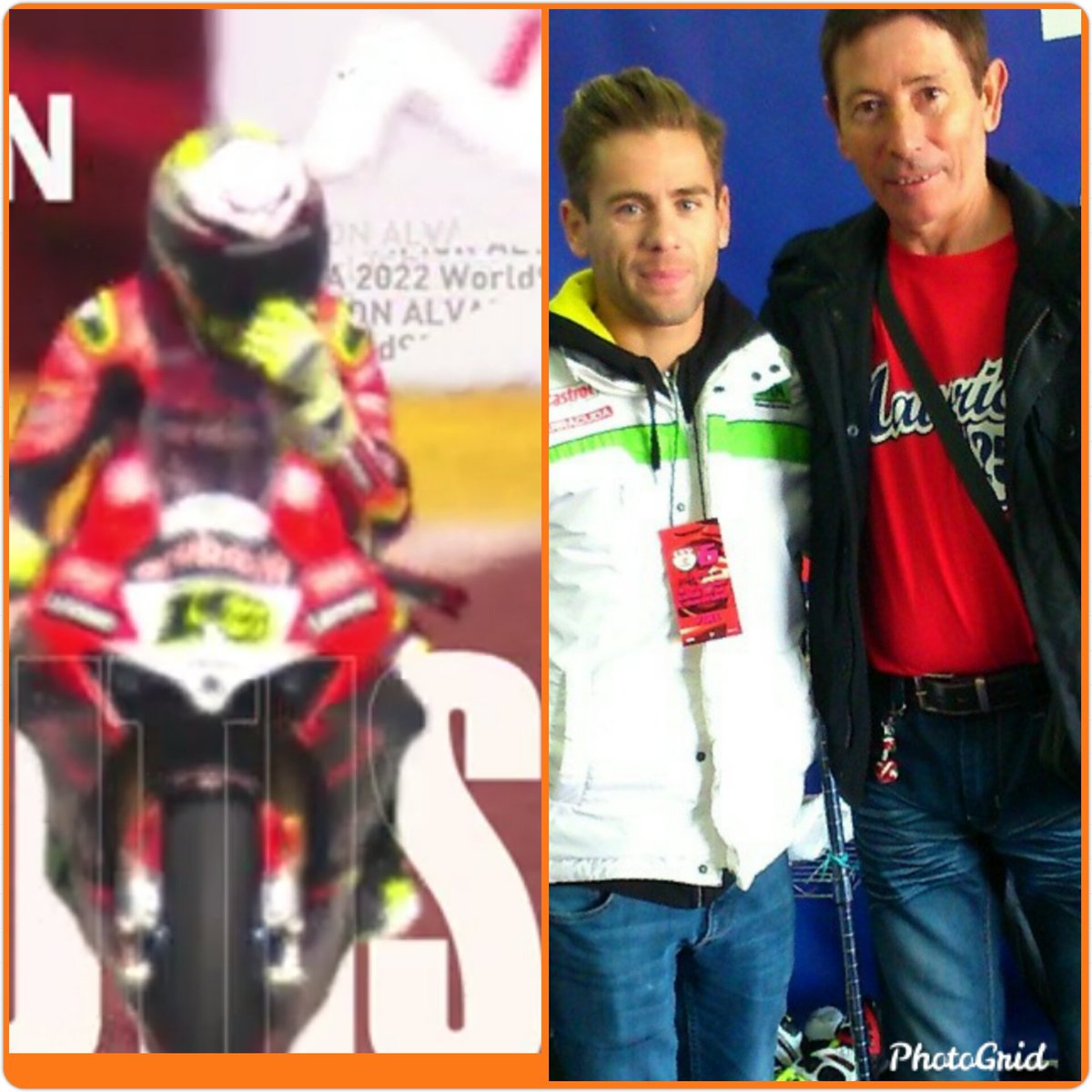 Mirando fotos del pasado he encontrado una de ALVARO BAUTISTA del (2013 )Campeón Campeón de SBk 2022 Que GRANDE
