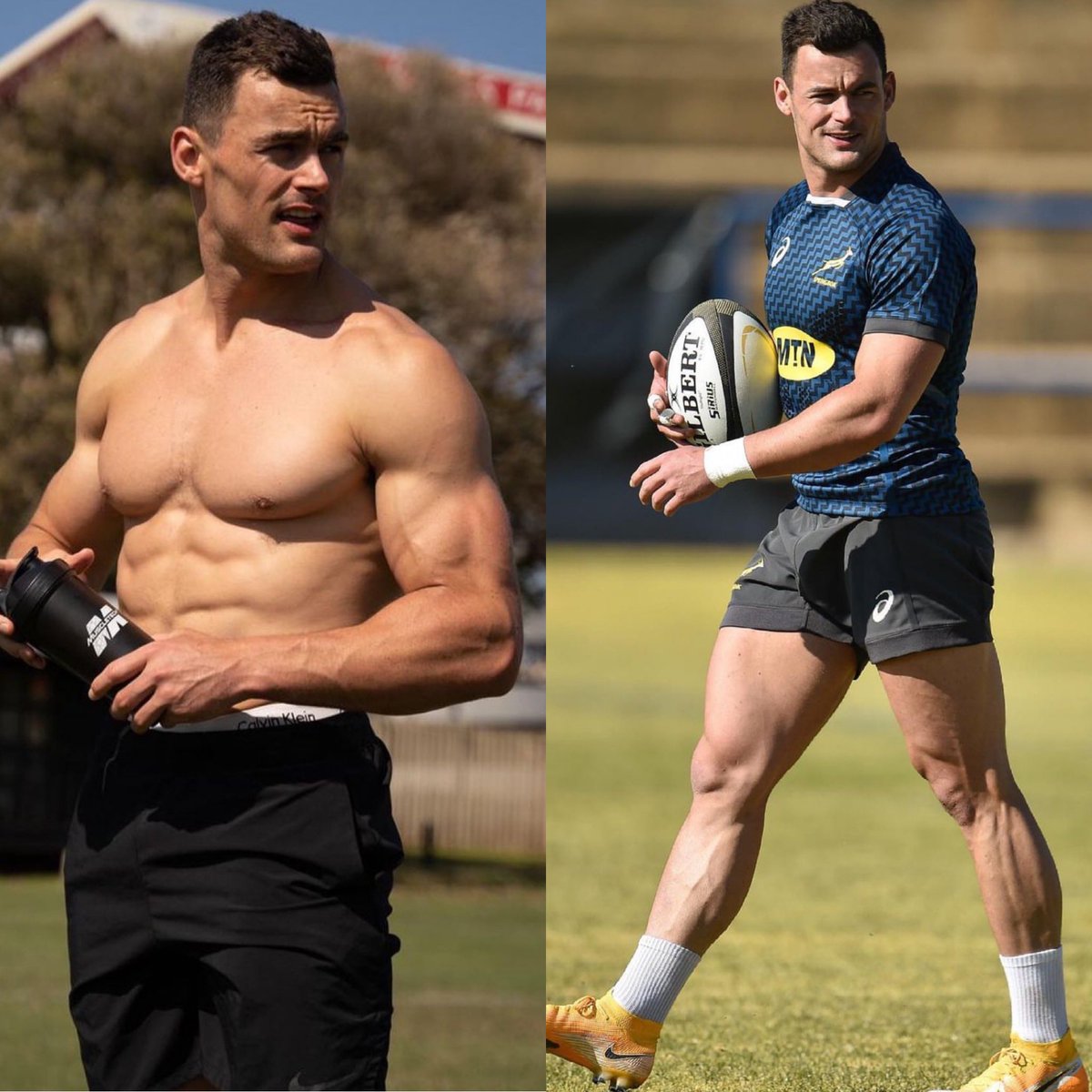 CHEEKY CELEBS 🍑 on Twitter: "South African rugby star, Jesse Kriel somehow manages to look just