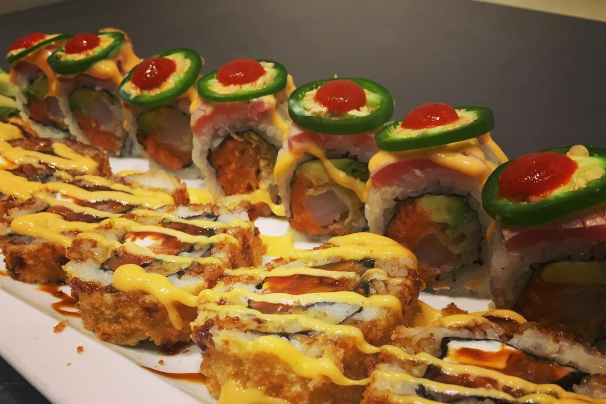 When your family comes into town to celebrate the holidays, which dish are you recommending from our menu here at Spicy 9 Sushi Bar &amp; Asian Restaurant? #Sushi