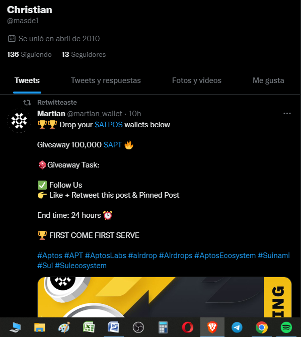 Christian tweet media