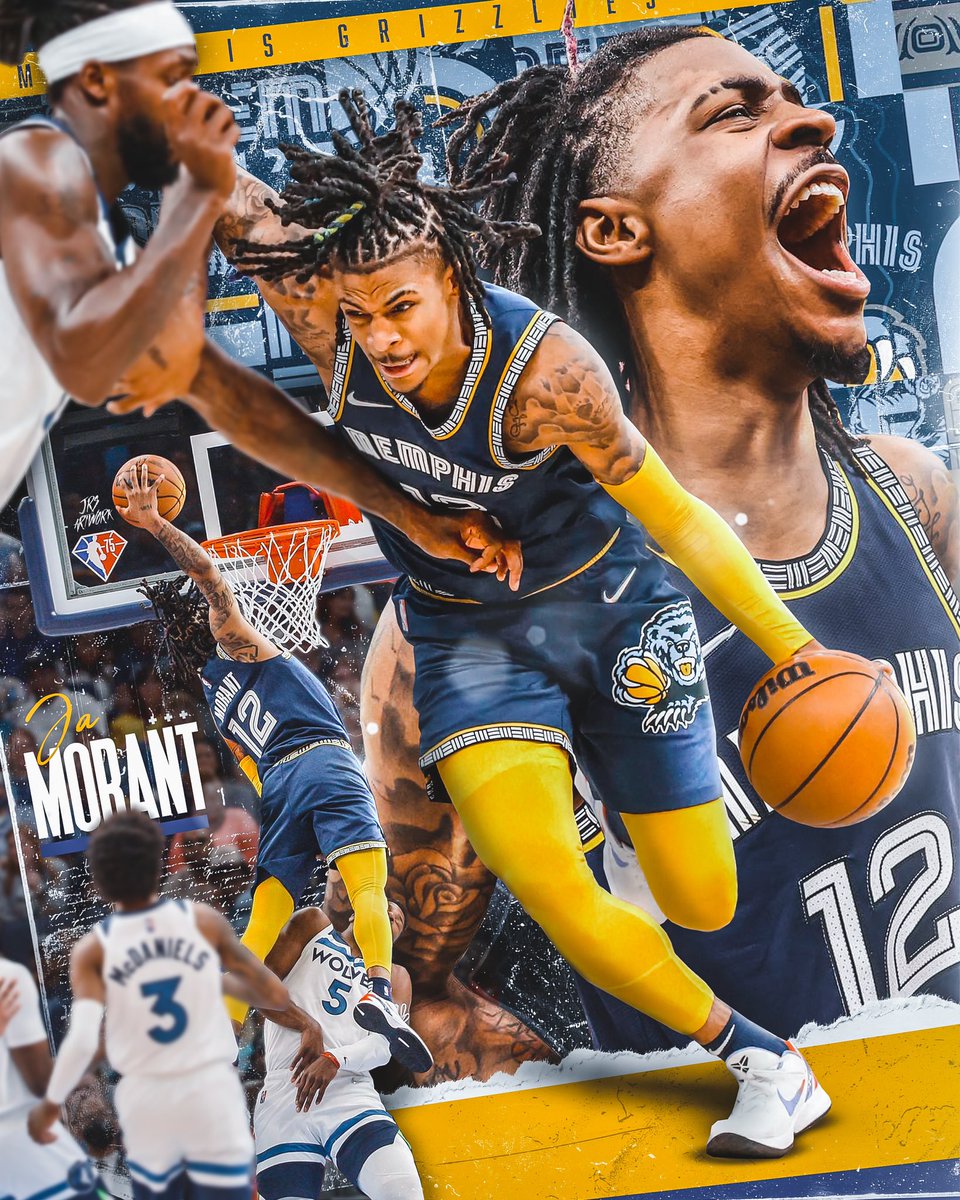 Ja Morant Graphic #jamorant #memphisgrizzles #GraphicDesign