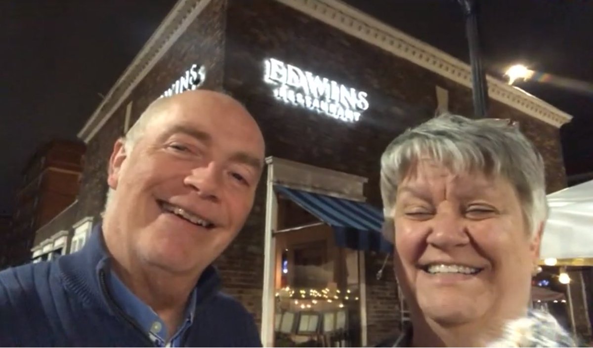 Notre Dame College President Michael Pressimone and his wife, Cathy, recently enjoyed a meal at EDWINS.

“They do marvelous work. It’s a wonderful French restaurant. If you’re from here and you haven’t been here yet, you really should go.”

Full review at bit.ly/3ULYwcy.