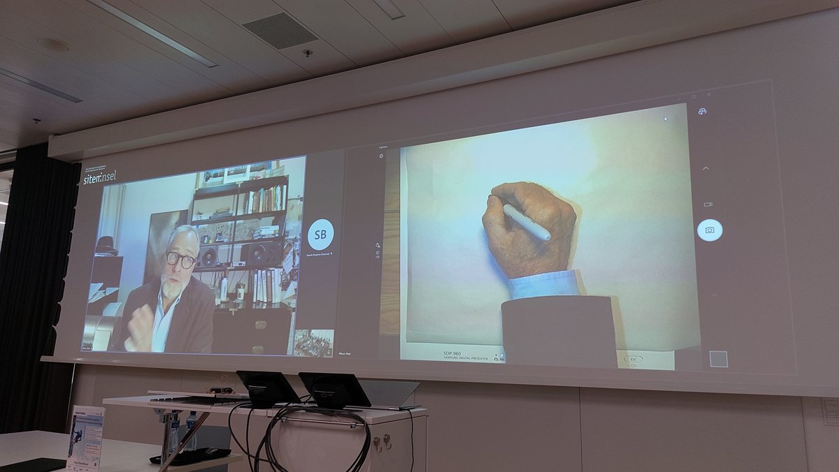 bench2biz (@bench2biz) on Twitter photo Tonight, on-site kick-off of the 2022 bench2biz edition at sitem powered by a consortium of NCCRs. Only Mark Wilson remotely sketching the road to a high tech start-up via 2 screens. All the best to our idea champions & thanks a lot to our experts and sponsors!
<a href="/snsf_ch/">Swiss National Science Foundation</a> <a href="/ige_ipi/">ige . ipi</a> Tonight, on-site kick-off of the 2022 bench2biz edition at sitem powered by a consortium of NCCRs. Only Mark Wilson remotely sketching the road to a high tech start-up via 2 screens. All the best to our idea champions & thanks a lot to our experts and sponsors!
<a href="/snsf_ch/">Swiss National Science Foundation</a> <a href="/ige_ipi/">ige . ipi</a>