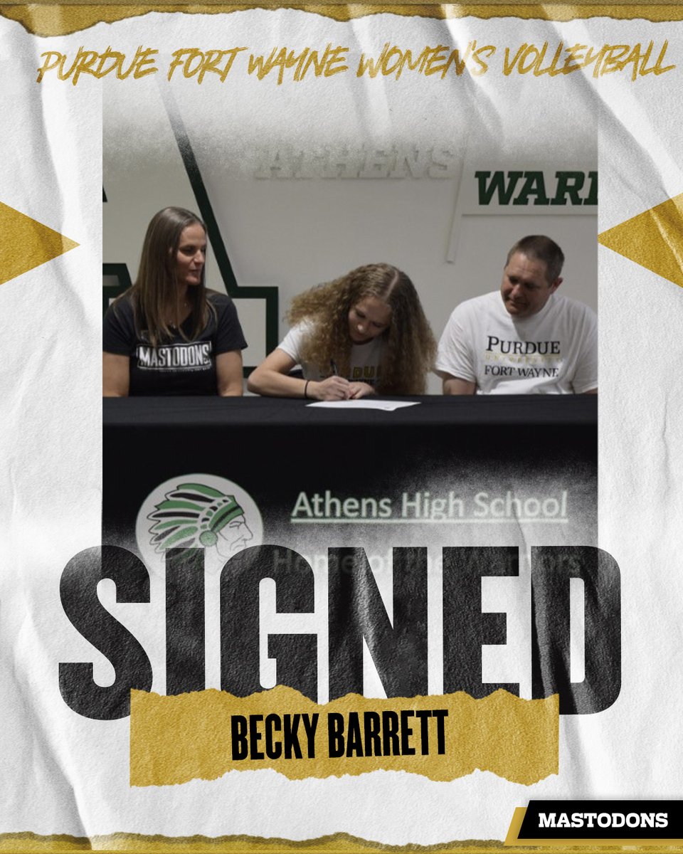 MastodonWVB's tweet photo. A three-time Tomahawk Conference First Team pick, we are pleased to welcome Becky Barrett!

#FeelTheRumble #HLVB https://t.co/b9rFb88flA