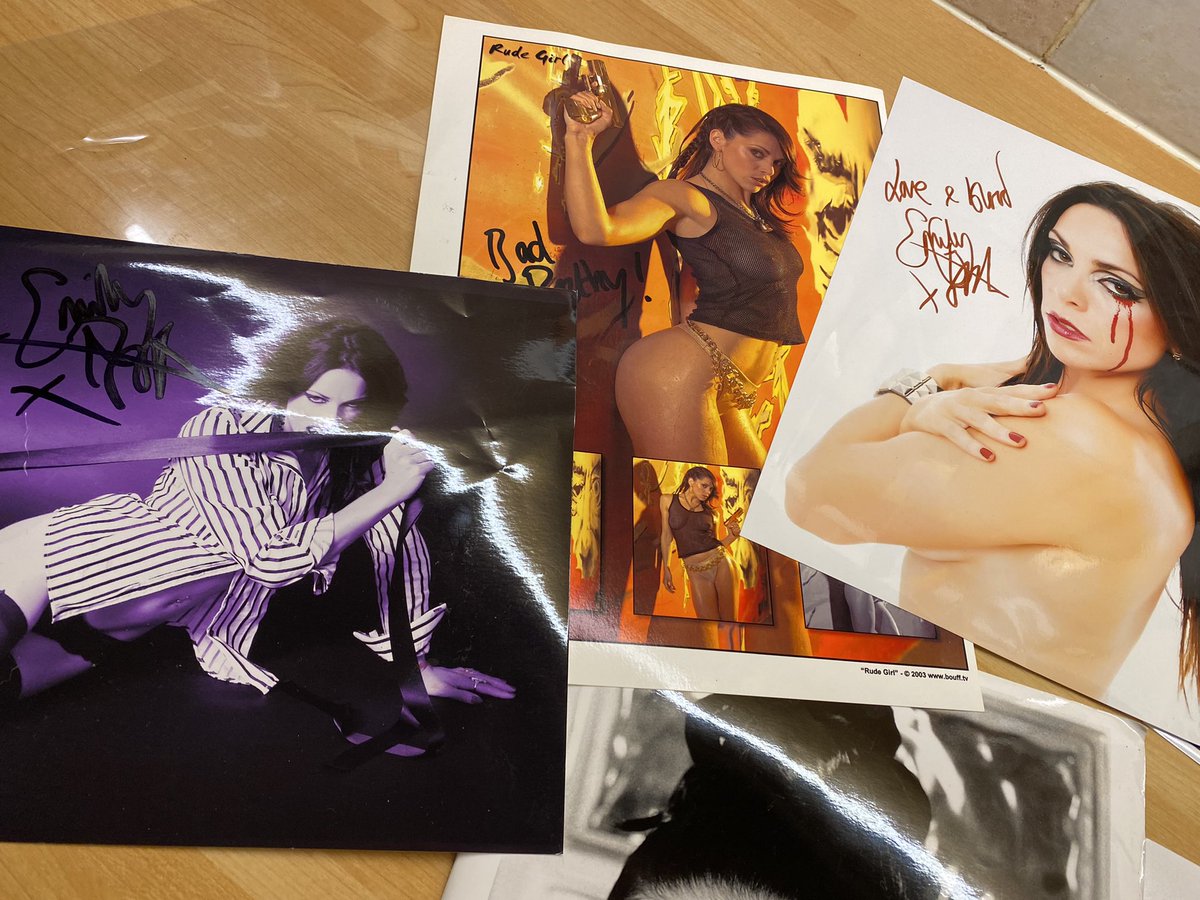 For November’s Boothy session we’re doing a Q&amp;A instead of movie watchalong but I want fun quirky questions not typical journo ones!! Best question gets this old school giveaway! Inc my Front mag interview &amp; shoot! Movie The Reverend &amp; more! All tiers Patreon.com/emilyboothtv