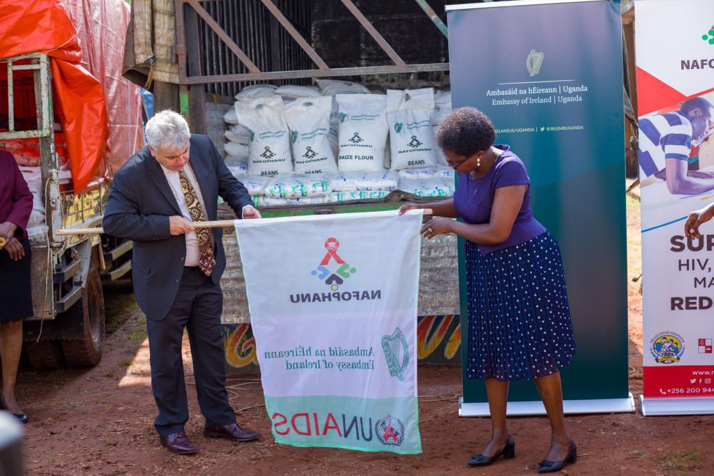 MAbubannks's tweet photo. On behalf of the people living with HIV in Karamoja,We sincerely thank @IrlEmbUganda and @UNAIDS @UNAIDS_UG for the timely support
#TogetherforaPositiveDifference 
@NAFOPHANU https://t.co/tJab85MbYQ