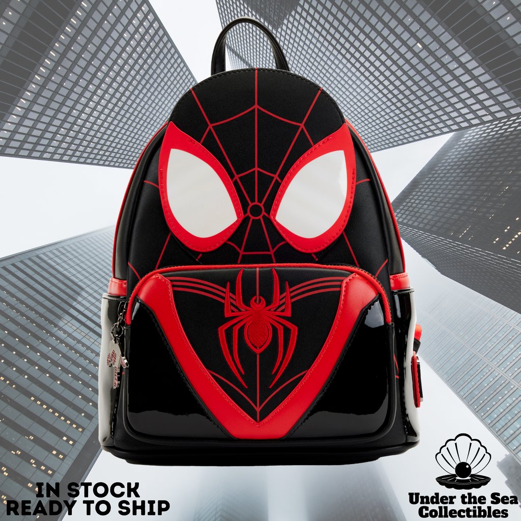 undertheseaco's tweet image. Marvel Miles Morales Loungefly Cosplay Mini Backpack in stock and ready to ship at Under the Sea Collectibles

#loungeflyaddict #loungeflyminibackpack #loveloungefly #loungeflydisney #loungeflybackpack #loungefly #loungeflystyle #loungeflycollection  #undertheseacollectibles