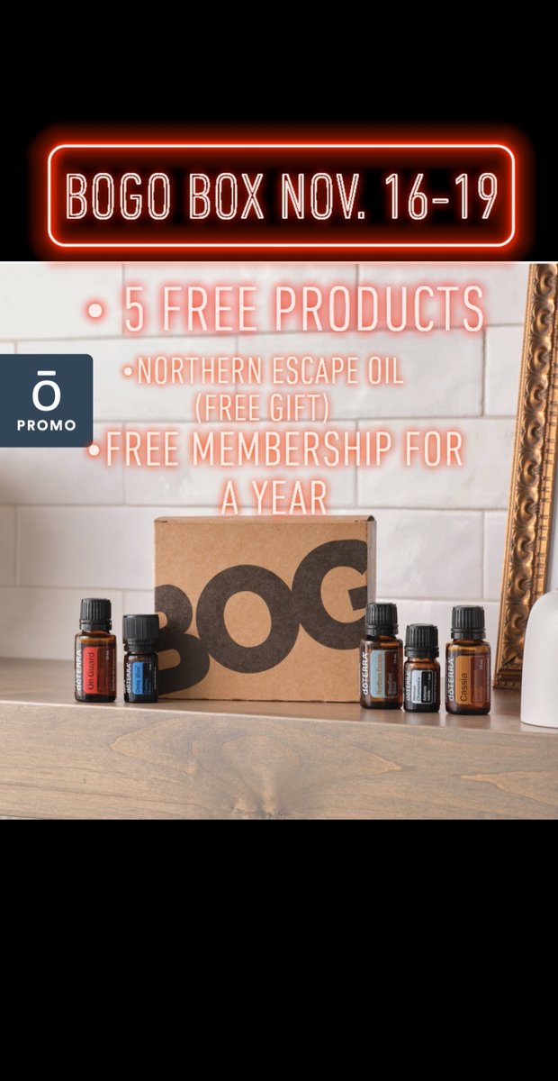 ReneeKaiser20's tweet photo. #BOGOBox is back from #dōTerra with 5 #FreeOils and if you have been debating about a membership with the BOGO Box you get a free year membership
#FarmLife #SAHM #MomOf3Girls #EssentialOils https://t.co/Sb4n2Pngr7