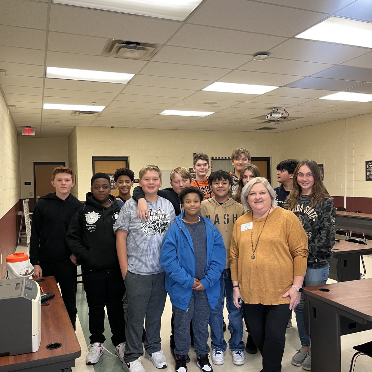 Thank you Mrs. Oneal for sharing your career experiences with us ⁦<a href="/chmscougars/">Christiana Cougars</a>⁩