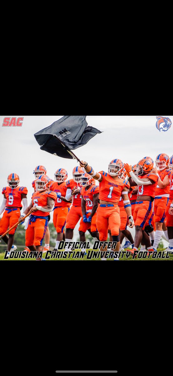 After a great talk with <a href="/CoachReger/">Drew Reger</a> I’m proud to receive my first offer from LCU thank you <a href="/CoachRob4Realz/">Ty Robinson</a> <a href="/CoachTegeler/">Kohlton Tegeler</a> <a href="/TheCoachBE/">Brad D Evans (Coach B)</a>