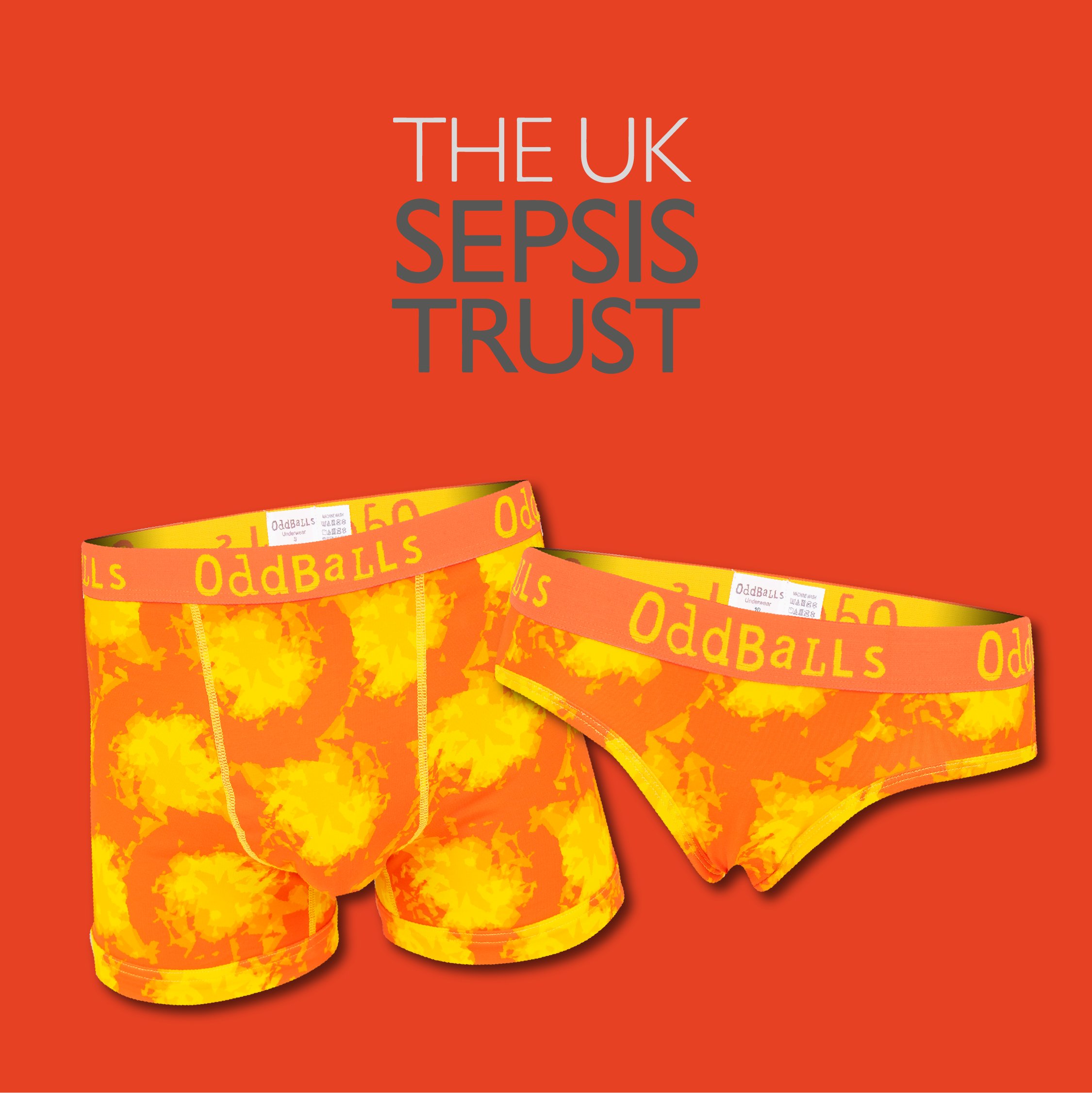 OddBalls on X: Brand new @UKSepsisTrust underwear! 👏 This charity exists  to fight this life-threatening condition, stop preventable deaths and  support those affected by sepsis. We're delighted to help with this range.