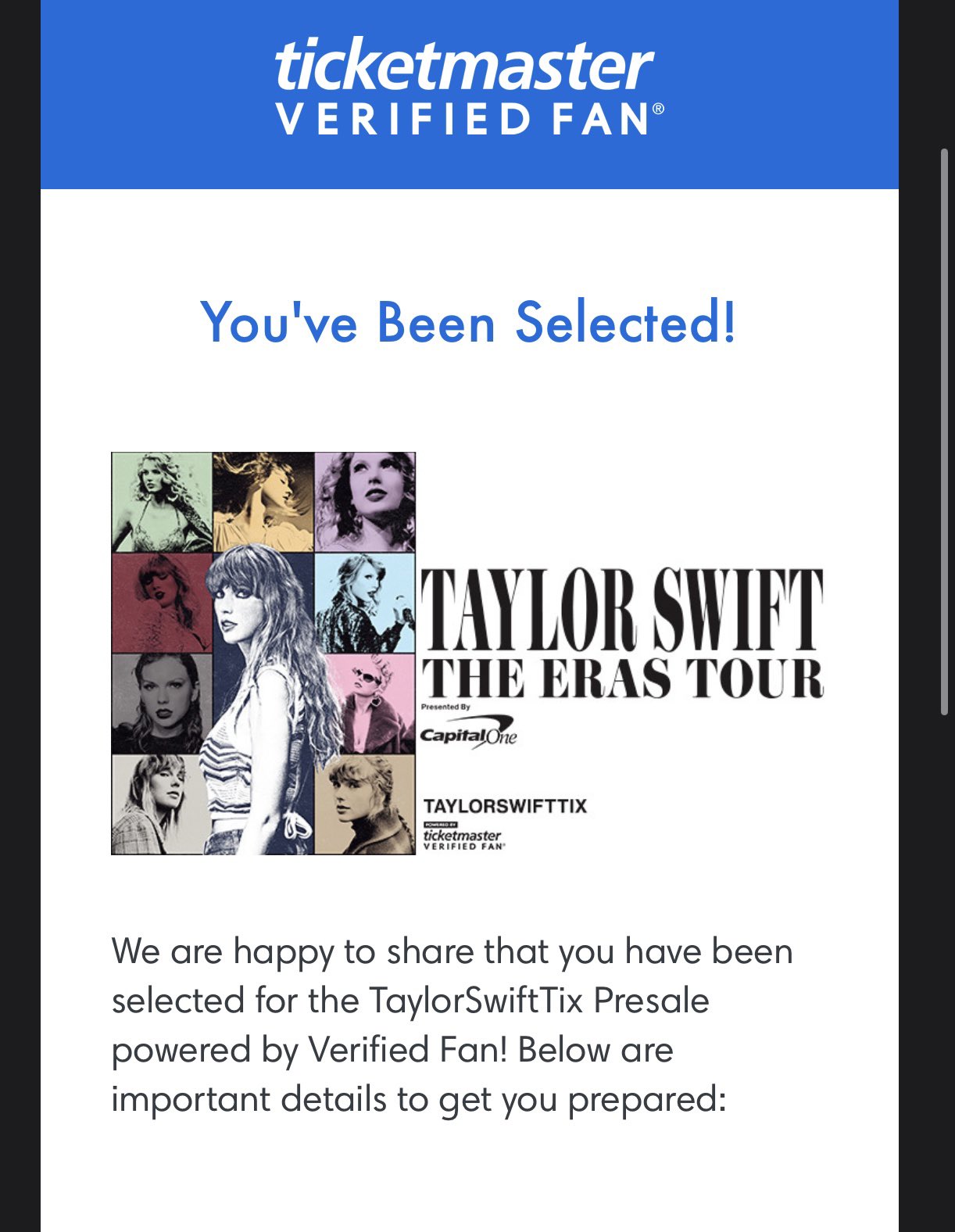 Emily shuss on twitter got my code before my email and literally