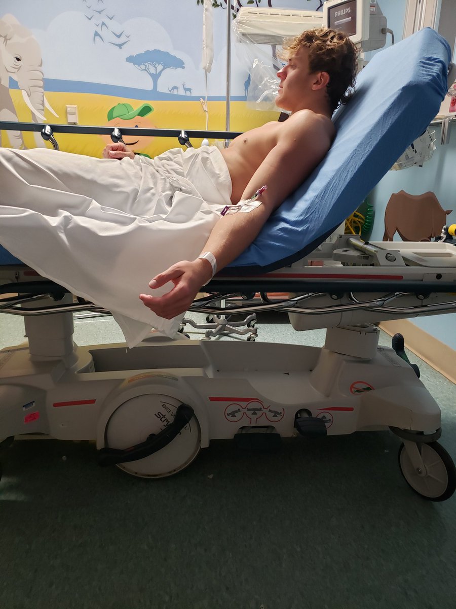 Coaching is not always about wins and losses. Sometimes it's about staying in the Hospital with one of your players after an injury. He's a tough guy though. He'll be fine. #PrestigeWorldwideSportsAcademy #GrindMode #Family 💪