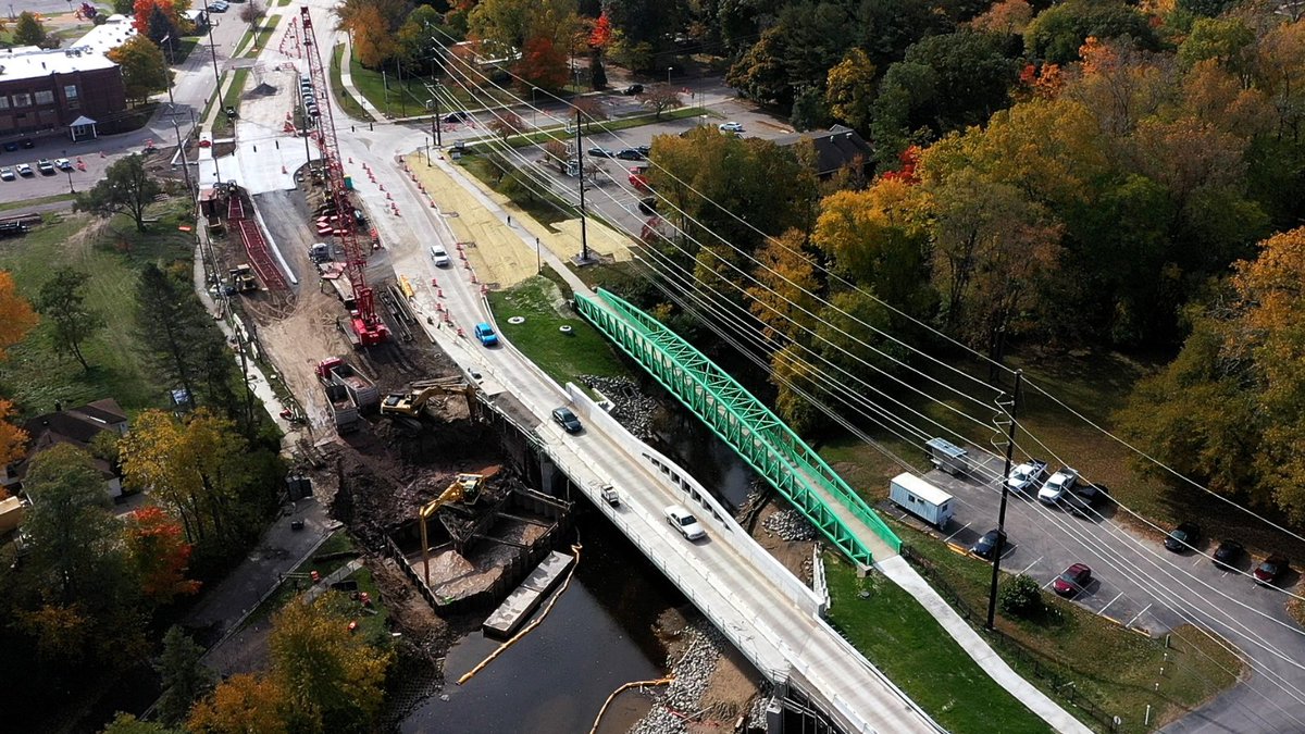 meridiantwp's tweet image. The Okemos Road Bridge project from a different view. Stay up-to-date on all projects happening in the Township by visiting meridian.mi.us/TownshipProjec….

#TownshipProjects #Haslett #Okemos #MeridianTownship #APrimeCommunity