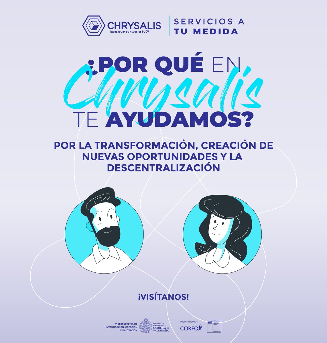 ¿Por qué en Chrysalis te ayudamos?
Creemos que el emprendimiento es la clave para la transformación y la creación de nuevas oportunidades 💪.

🔗 Para más detalles, ingresa a: bit.ly/chrysalisb2c