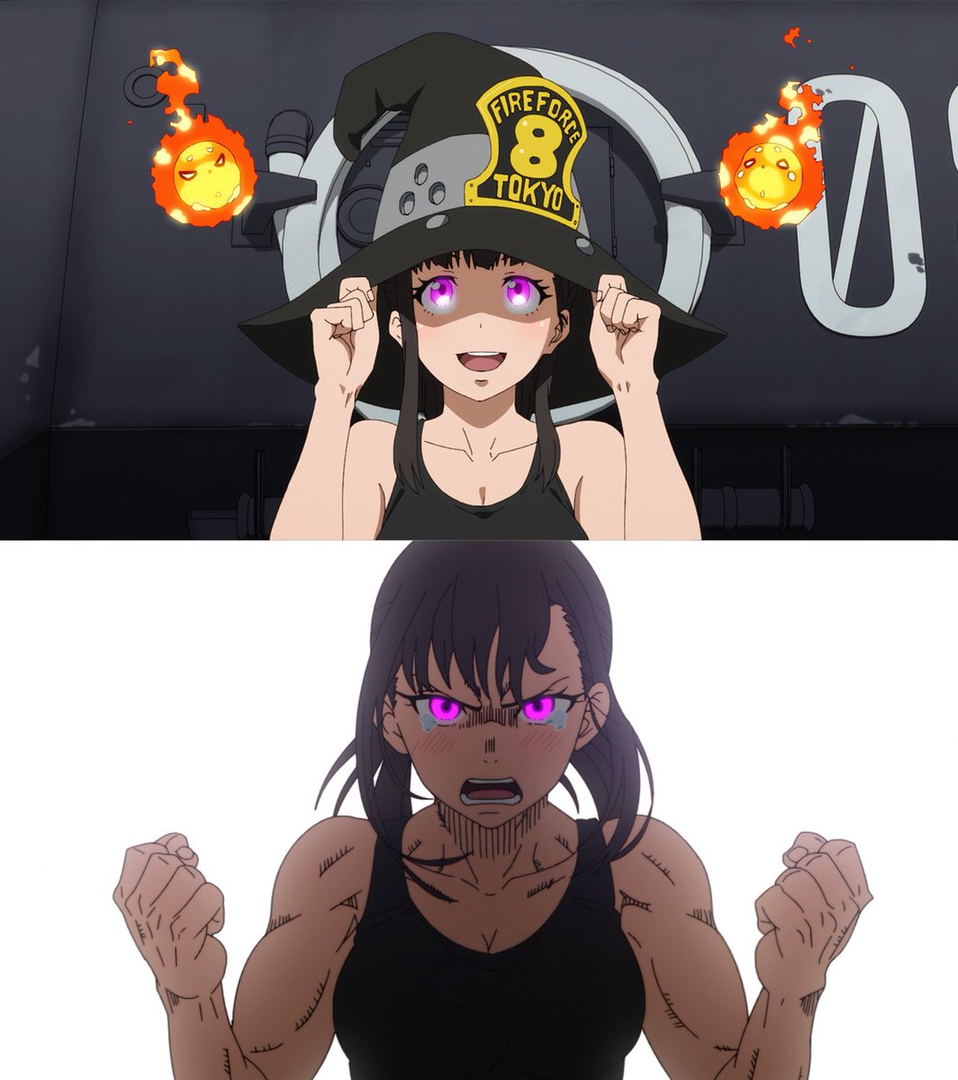 FireForceAnime's tweet photo. Mondays are for Maki 🔥💪 https://t.co/bz6rolHKp5