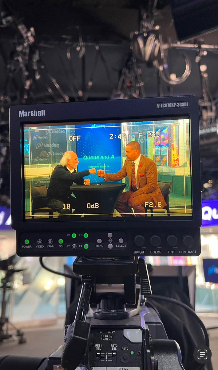 MacGardner_'s tweet photo. Great to see my guys @TR401 and @EinsteinoWallSt chopping it up!

@NYSE meets @Nasdaq 

The journey continues…

#FinancialLiteracy #FinLitTech #FinancialWellnessForALL https://t.co/TyA2B88gxU