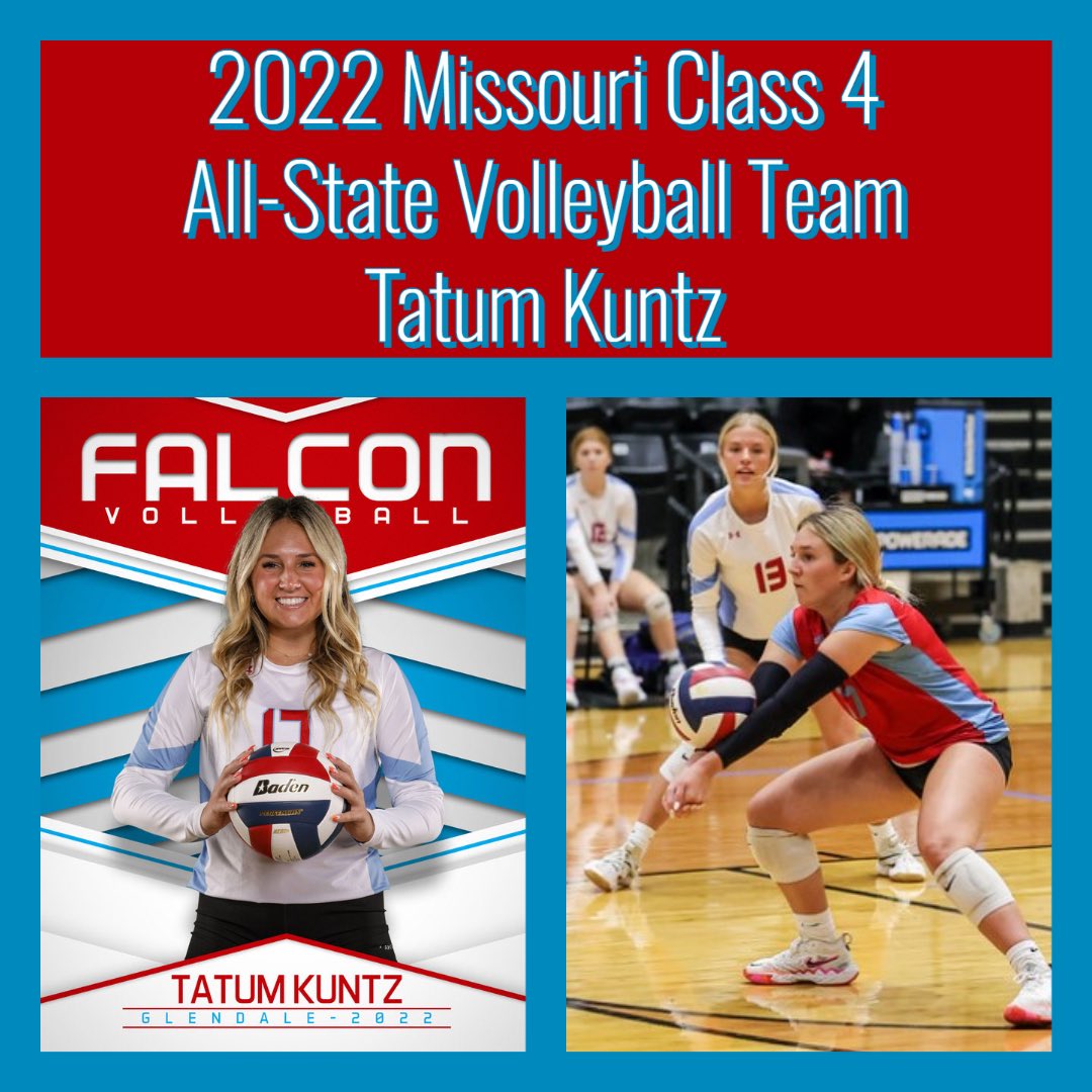 Congratulations to Tatum Kuntz for making the Missouri Class 4 Volleyball All State Team! Way to go Tatum!