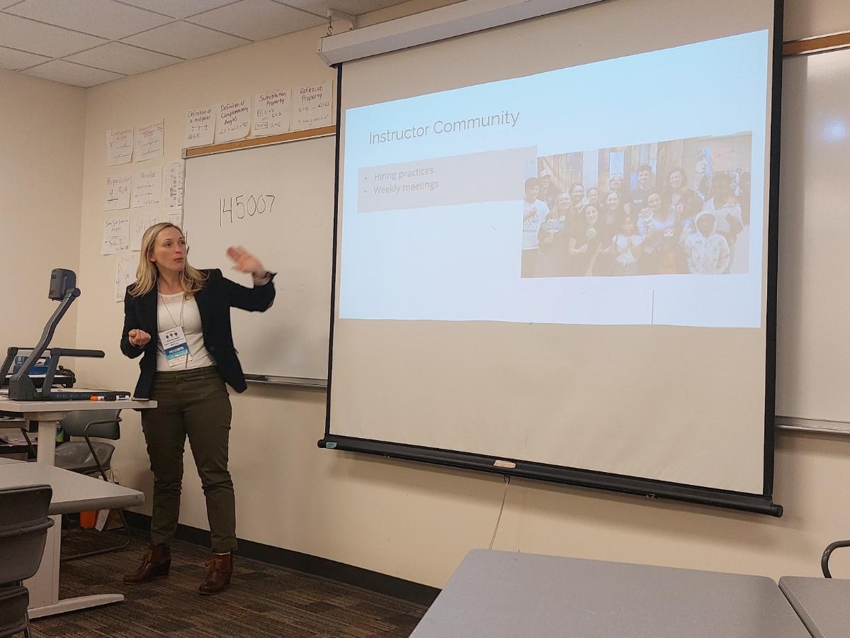 LCWM's tweet image. The MITESOL conference held its first in-person conference since 2019 last Saturday. Approximately 300 educators from around the state attended. Our team Anne, Bree, and Rebekah presented about the Family Literacy Program and the many ways that this program creates community.