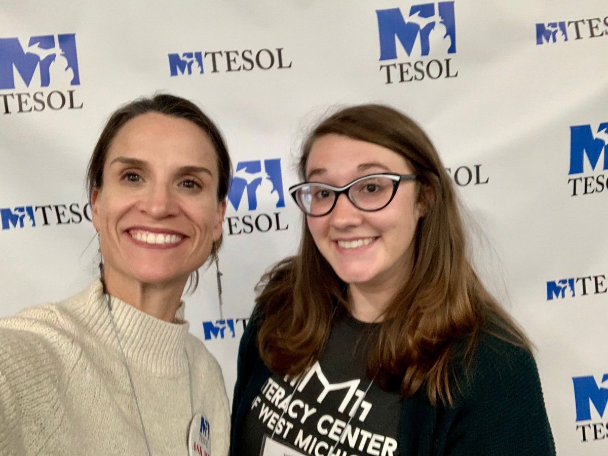 LCWM's tweet image. The MITESOL conference held its first in-person conference since 2019 last Saturday. Approximately 300 educators from around the state attended. Our team Anne, Bree, and Rebekah presented about the Family Literacy Program and the many ways that this program creates community.