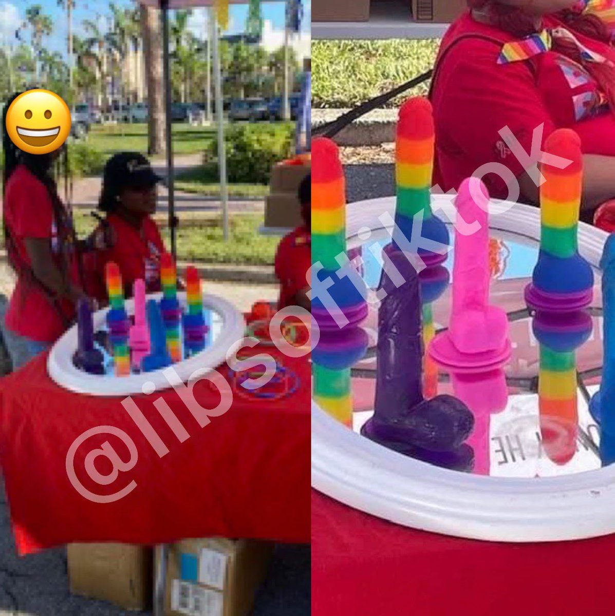 Read more about the article Words I never thought I’d write… Dildo ring toss game for kids at a pride event