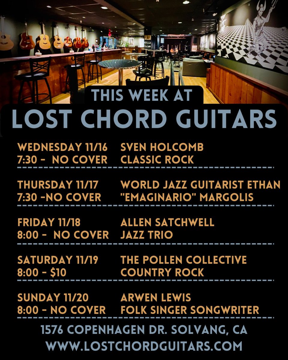 Live Music in Solvang this week!