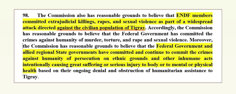 Humaness2020's tweet photo. There must be justice and accountability for the war crimes &amp; crimes against humanity confirmed by 
@UN👇🏻!
  
#2YearsOfTigrayGenocide 

@POTUS @SecBlinken @USambUN @JosepBorrellF @JanezLenarcic @SpeakerPelosi @RepGregoryMeeks @SenatorMenendez  @antonioguterres @volker_turk https://t.co/sD7cyII0y6