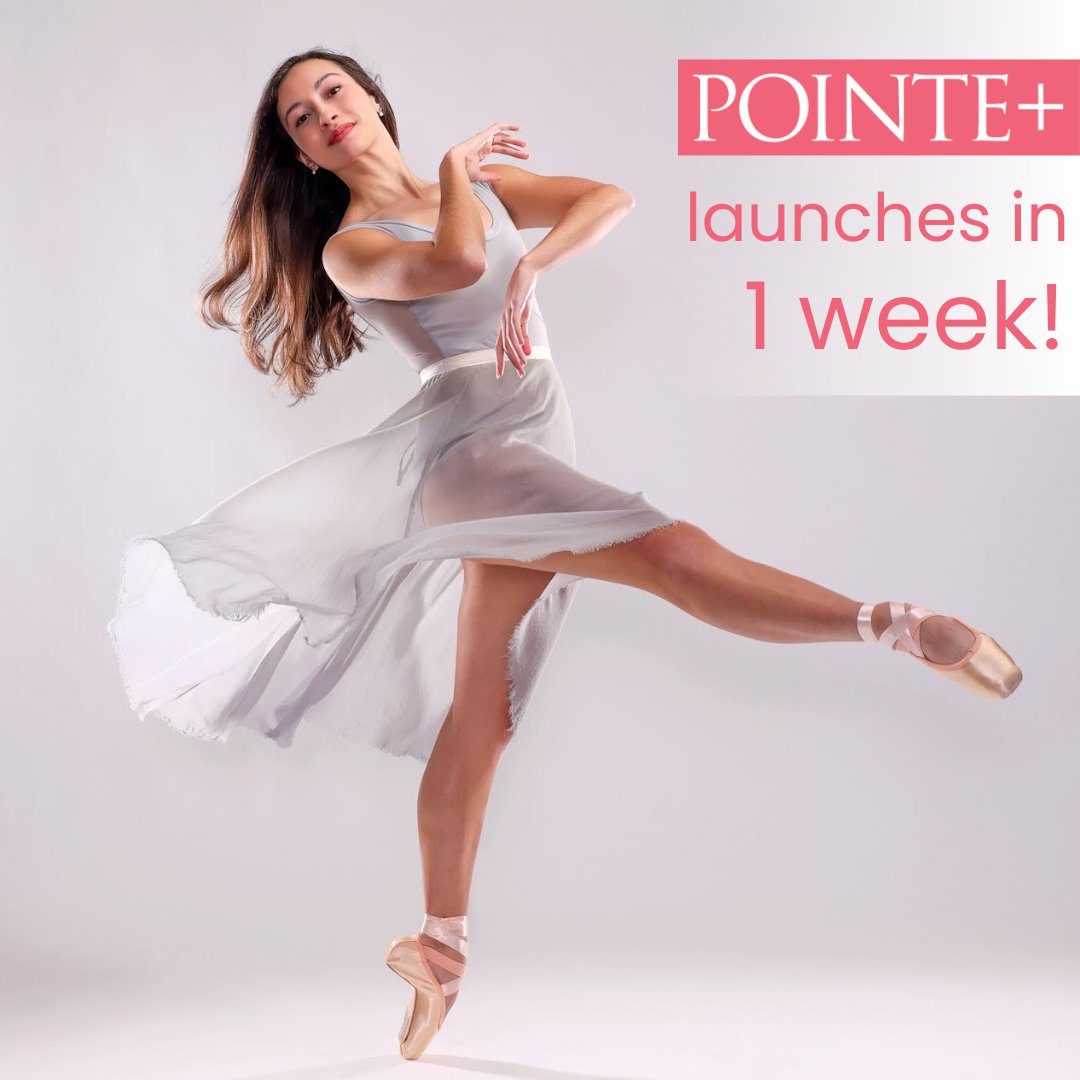 pointe_magazine's tweet photo. 🌟 Get ready—Pointe+ launches in one week! 🌟
Sign up NOW at https://t.co/koBQ4a62qu 🩰
📸: Pacific Northwest Ballet soloist Sarah-Gabrielle Ryan for Pointe; photo by Jayme Thornton Photography
#pointeplus #ballet #oneweek #countdown #dancer https://t.co/vwh3GO3uUK