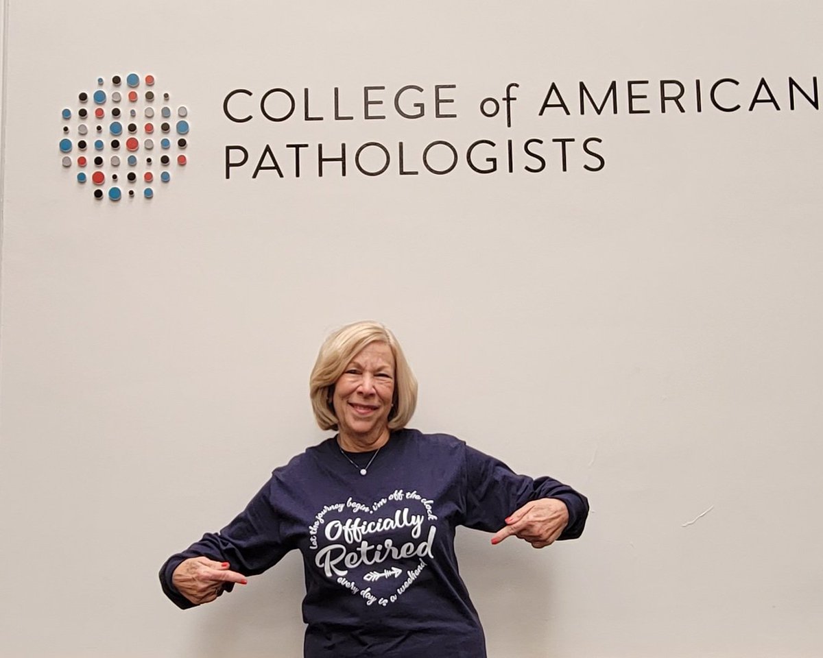 maryrose_murphy's tweet photo. Today is the day! I'm officially retired. Thanks to @Pathologists for amazing opportunities and @CAPFndn Board and donors for your outstanding support!
#lettheadventuresbegin
#officiallyofftheclock
#everydayisaweekend
@CareyAugust1 @eva_wojcik https://t.co/3MQBz3N9Mx