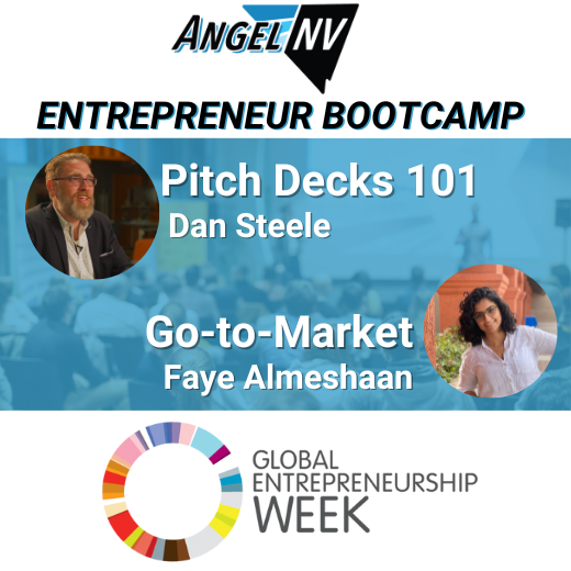 StartUp_Nevada's tweet photo. Join us for a special session of the AngelNV Entrepreneur Bootcamp! Part of #GlobalEntrepreneurshipWeek, celebrated internationally, StartUpNV is opening this session up to the general public!
Regsiter HERE: https://t.co/GZ3Bhmu3Be
#AngelNV #GEW2022 #GEWVegas #GEW #Startups https://t.co/glMD9xl20k