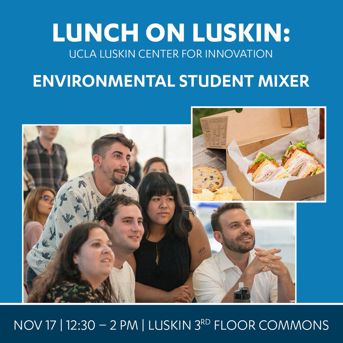 UCLA_csolutions's tweet image. Learn about C-Solutions from Co-Director Dr. David Eisenman at the Environmental Student Mixer on Nov. 17!
Register: eventbrite.com/e/lunch-on-lus…