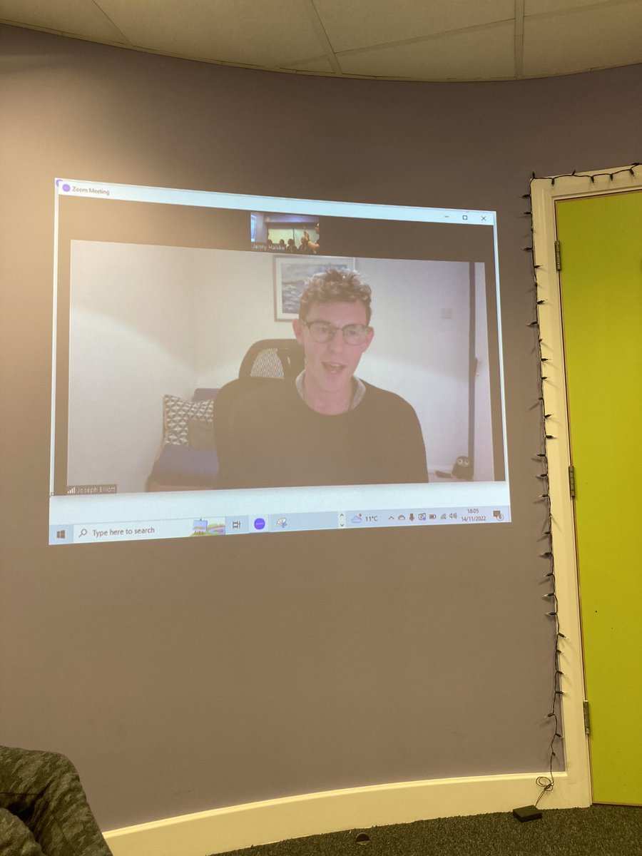BromLibraries's tweet photo. The Younger Teen Reading Group loved meeting author @joseph_elliott today via Zoom at #OrpingtonLibrary & discussing his fantastic novel #TheGoodHawk. Thanks Joseph! @Better_UK @LBofBromley https://t.co/fMjXaF4GZ3