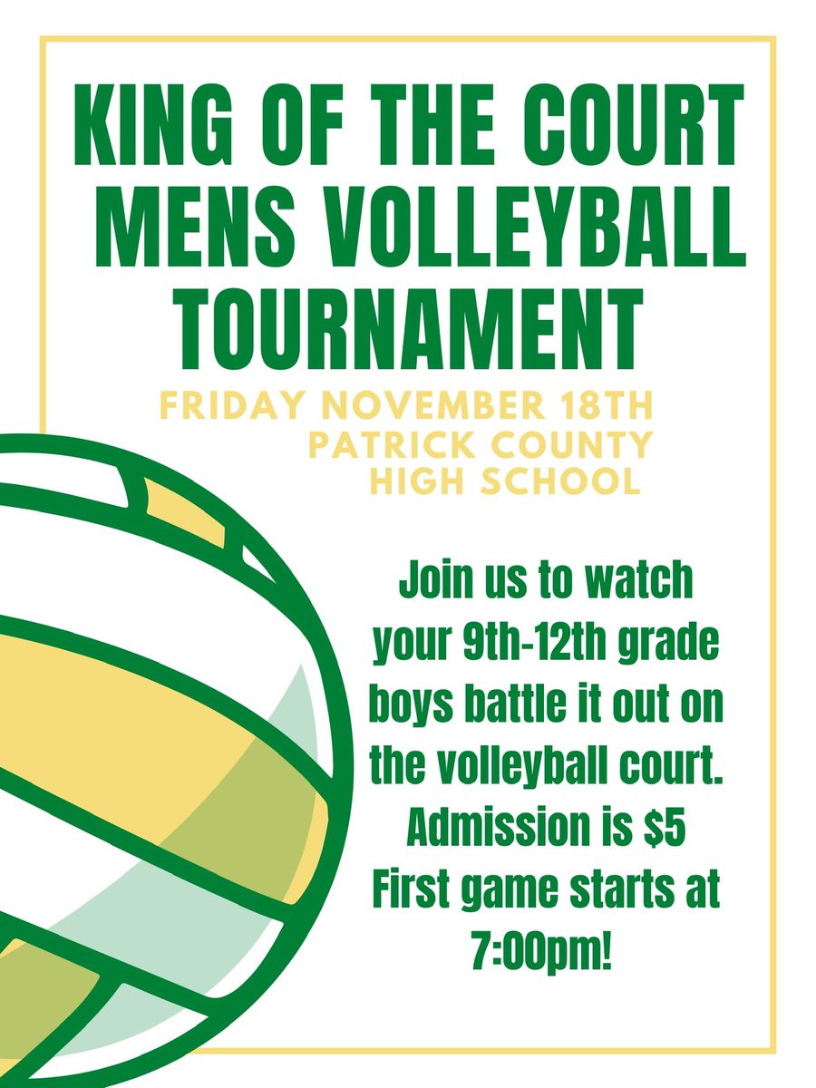 PatrickCountyVB's tweet photo. Come out Friday night for an awesome time! https://t.co/hU5MyPxqel