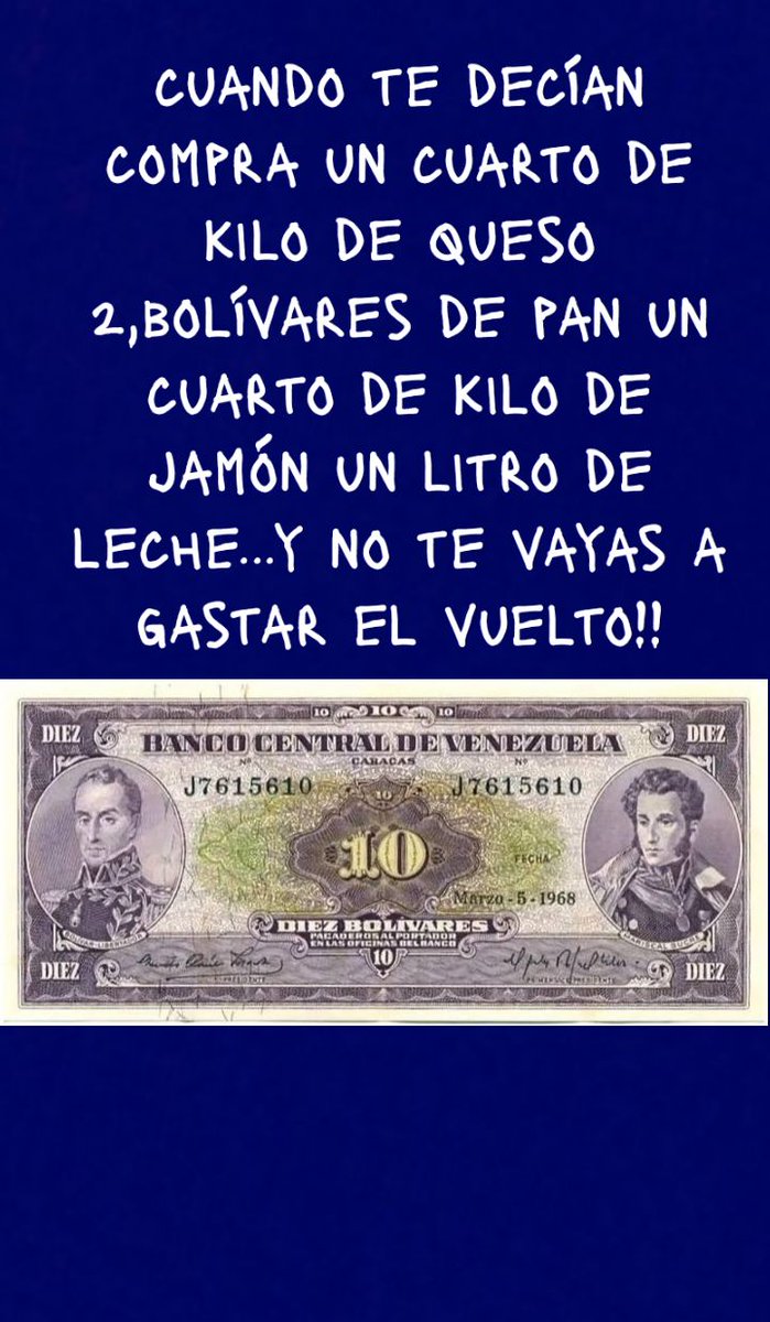 EL BILLETE MILAGROSO!! recuerdas esos tiempos cuéntanos tus anécdotas?