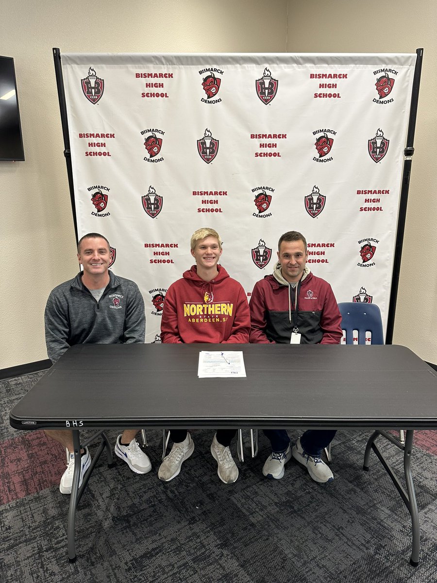 A Great Day to be a Demon (@demonpride1) on Twitter photo Congrats to <a href="/DrewHenriksen/">Drew Henriksen</a> on signing with <a href="/nsuwolves_tfcc/">Northern State Track/XC</a> <a href="/WolvesAthletics/">#GoWolves</a>! @DemonBoysTandF <a href="/BisHighStudents/">BHS STUDENT SECTION</a> #DemonPride Congrats to <a href="/DrewHenriksen/">Drew Henriksen</a> on signing with <a href="/nsuwolves_tfcc/">Northern State Track/XC</a> <a href="/WolvesAthletics/">#GoWolves</a>! @DemonBoysTandF <a href="/BisHighStudents/">BHS STUDENT SECTION</a> #DemonPride