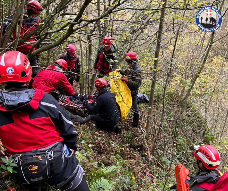 The team held a training exercise on Saturday morning in Cheedale. The exercise consisted of searching for two ‘casualties’ then completing a crag and steep ground rescue. 

The Drone team also assisted in locating the ’casualties’ and supporting with the evacuation.