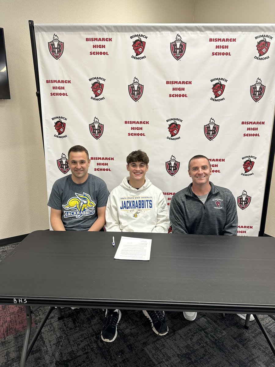 A Great Day to be a Demon (@demonpride1) on Twitter photo Congrats to <a href="/HudsonJays/">Hudson Schroeder</a> on signing with <a href="/GoJacksTFXC/">Jackrabbit Cross Country // Track & Field</a> <a href="/BisHighStudents/">BHS STUDENT SECTION</a> @DemonBoysTandF #DemonPride Congrats to <a href="/HudsonJays/">Hudson Schroeder</a> on signing with <a href="/GoJacksTFXC/">Jackrabbit Cross Country // Track & Field</a> <a href="/BisHighStudents/">BHS STUDENT SECTION</a> @DemonBoysTandF #DemonPride