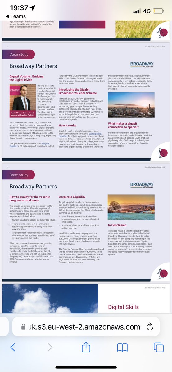 Everyone deserves to be and (stay connected). At <a href="/broadwayptrs/">Broadway Partners</a>, it is our mission to do just that. We do this by providing reliable, fast and affordable #Broadband in communities where others have ignored for years!   Happy to contribute to <a href="/techUK/">techUK</a> #gigabit #gigabitvoucher #dcms