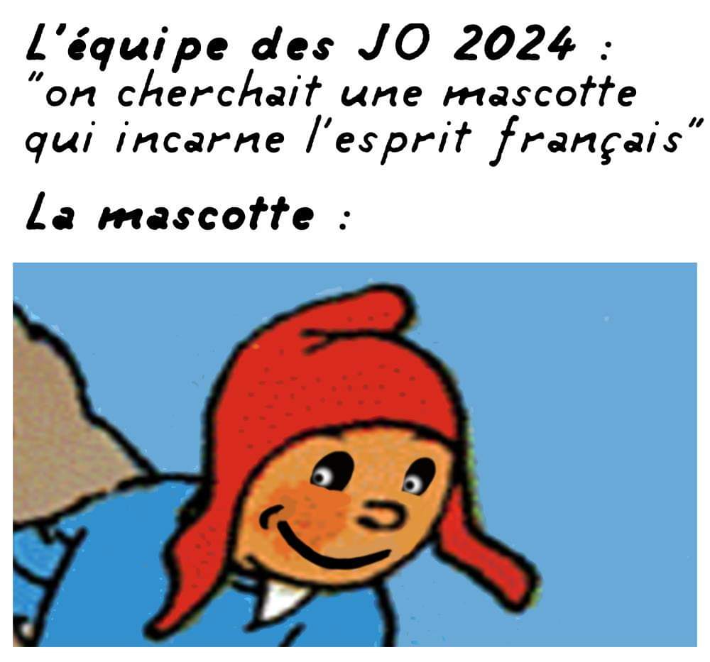tintinades's tweet photo. Ce cauchemar vous est généreusement offert

#JO2024 #Phryge https://t.co/J3BvD1rVdk