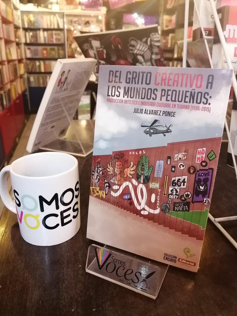 Del grito creativo a los mundos pequeños. Producción artística e industria cultural en Tijuana (1996-2015), de <a href="/jaapon75/">jaapon75🏳️</a>, publicado por <a href="/nortestacion/">nortestación</a>, analiza los cambios de la política cultural en Tijuana y el arte queer en el contexto del #TLCAN. Consíguelo en #SomosVoces. 🌈📚