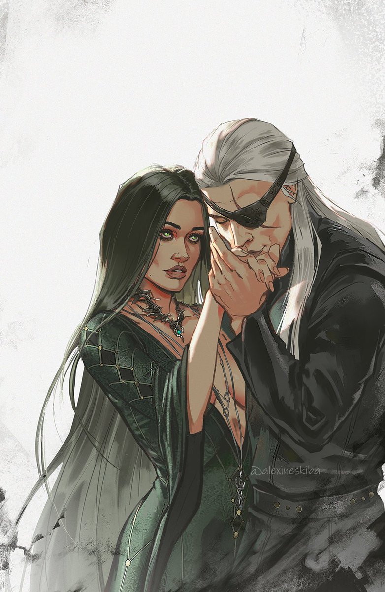 Beautiful fanart of Aemond and Alys Rivers. 💚

#HouseOfTheDragon #HOTD