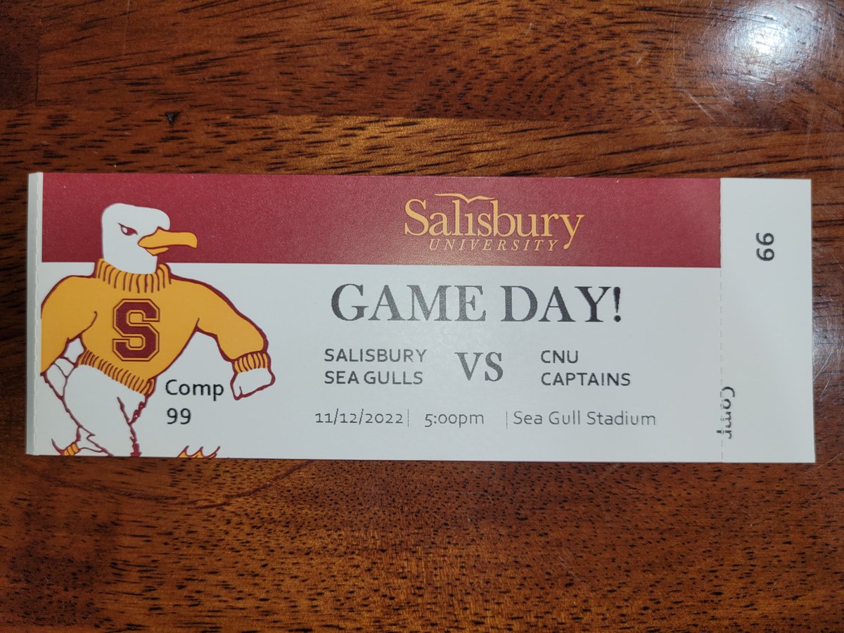 I went to <a href="/SeaGullFootball/">Salisbury University Football</a> for a game day invite last Saturday.  I had a great time, saw a great school, great team and watched them get the Conference chip! 
#GoGulls @MalcolmJGibson <a href="/slwood4/">Sherman Wood</a>  <a href="/BRHSPantherFB/">BRHSPantherFB</a>