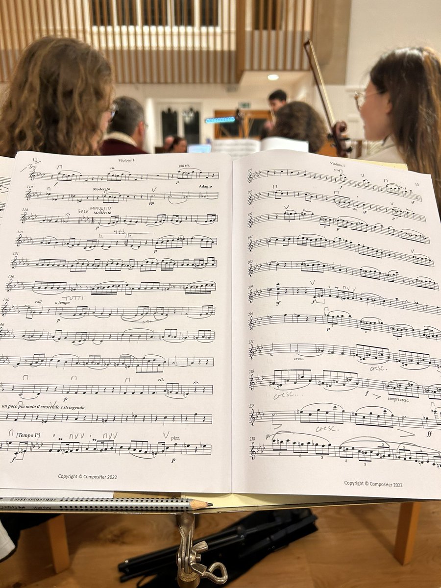 gillybethstern's tweet photo. A billion points for anyone who can identify this music. #ComposHer #Clue #Orchestra https://t.co/iXRw9XDoiM