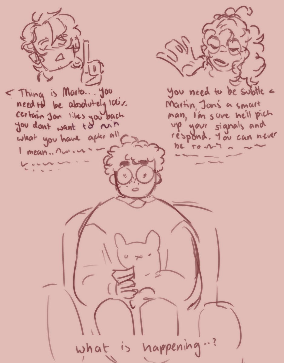 POV: youre Martin trying to get advice about your oblivious co-worker from your also oblivious co-workers #tma #MagnusPod #timstoker #martinblackwood 