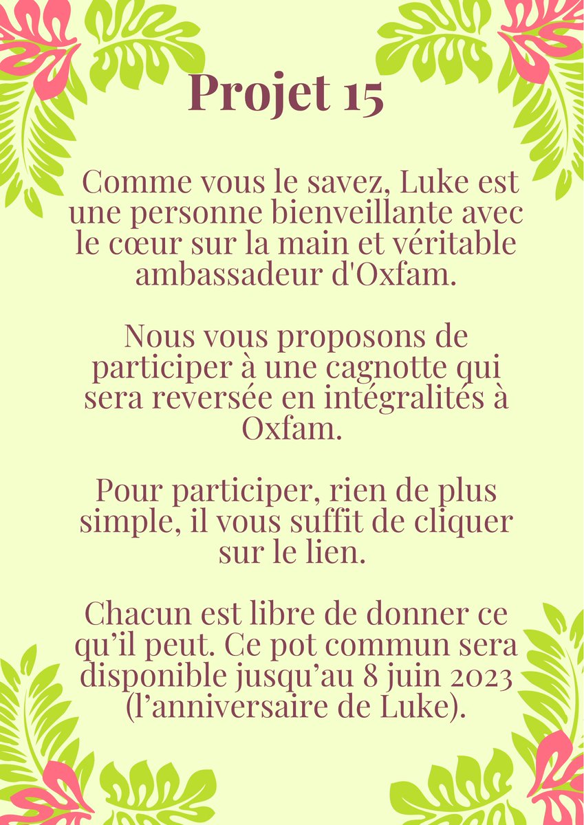 Luke_ETSW's tweet image. ⬇️ PROJET N°15 ⬇️

lepotcommun.fr/pot/uv3bi0bg