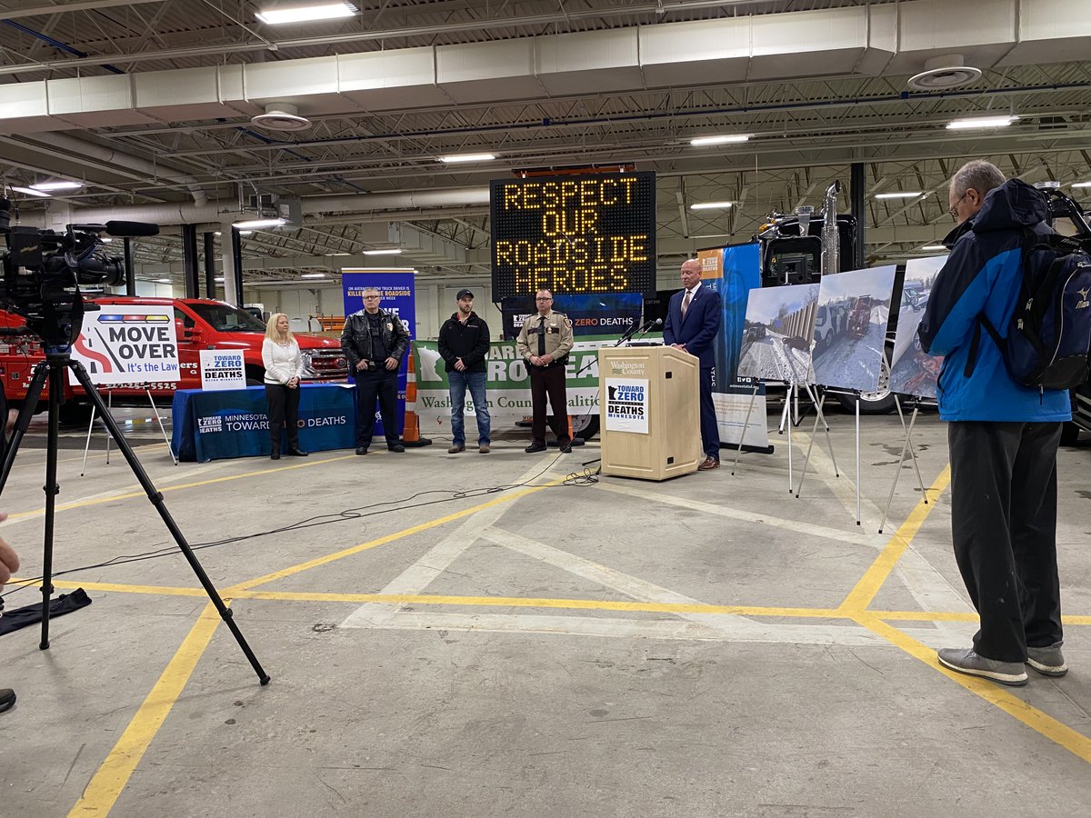 Incident responders regularly risk their lives when they’re on the side of the road. Today, a group of responders kicked off the start of Crash Responder Safety Week with a message to drivers: slow down, move over and stay alert. Help keep our #RoadSideHeroes safe. #CRSW