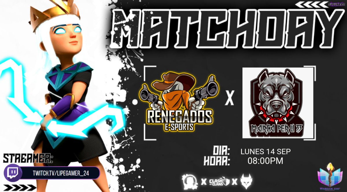 LipeClash_'s tweet photo. Semi Final De #Wardencup
@MarcaPeruClan @RenegadosCocMex https://t.co/YOqk9Kk4n5