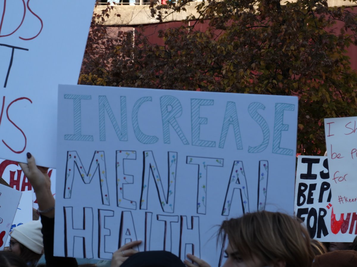 Omarisal's tweet photo. Recap: Hundreds of high school students from across the city protested at City Hall and were joined by the Seattle City Council. Demands included $9M from Council for mental health services. Also deescalation tactics and increased safety with no return of police in buildings. https://t.co/026GoMq9HR
