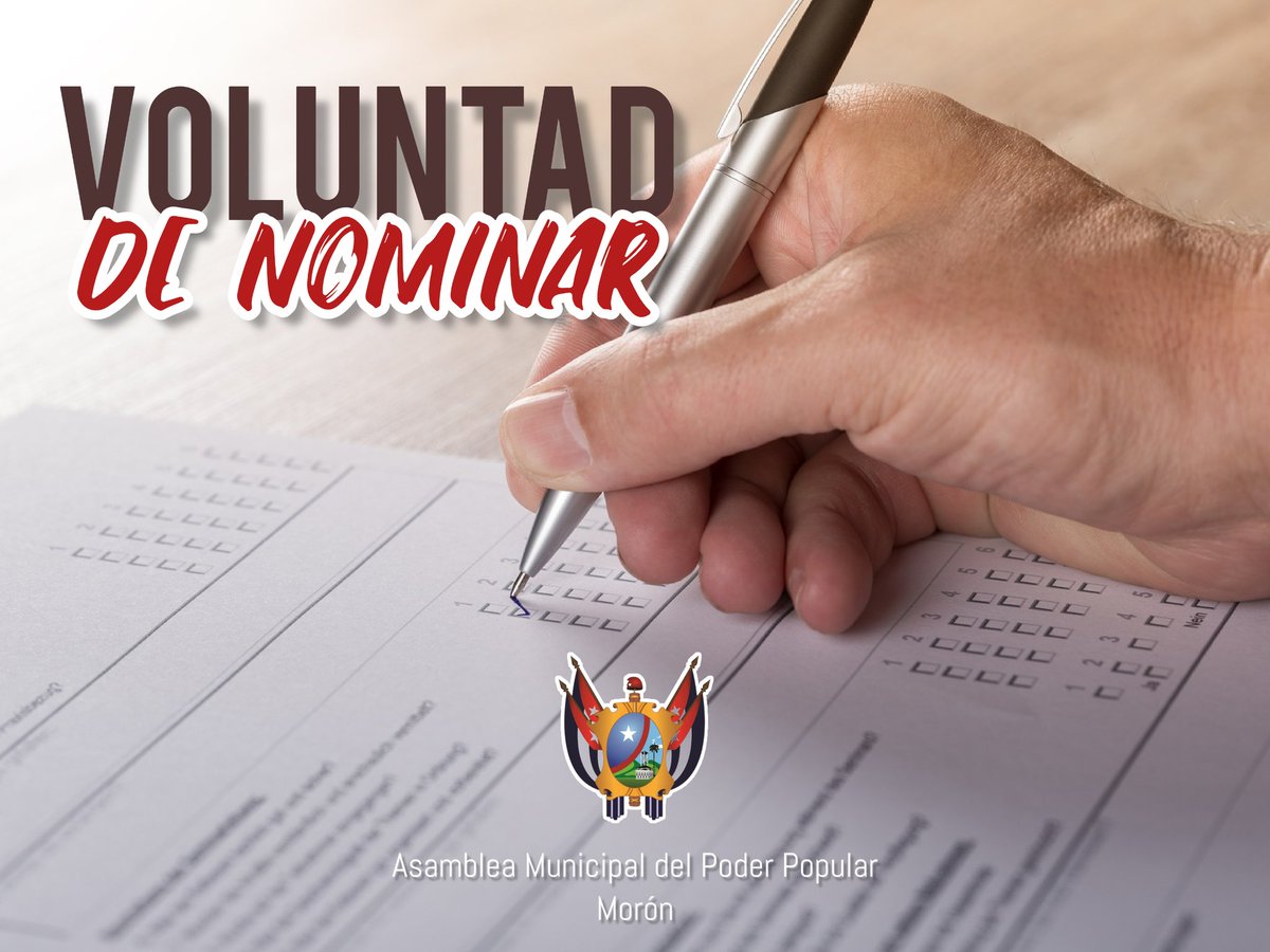 ...porque nuestro proceso es democrático y transparente, por eso tenemos #VoluntadDeNominar 🗳️🇨🇺 #LatirAvileño 

<a href="/magdalena_mato/">Magdalena Díaz Mato</a> 
<a href="/MagdalenaLimaL/">Magdalena Lima López</a> 
<a href="/NilkaDrake/">DrakeNilka</a> 
<a href="/alboradacubana/">Reina Torres Pérez</a> 
<a href="/TomsAlexisMart1/">Tomás Alexis Martin</a>