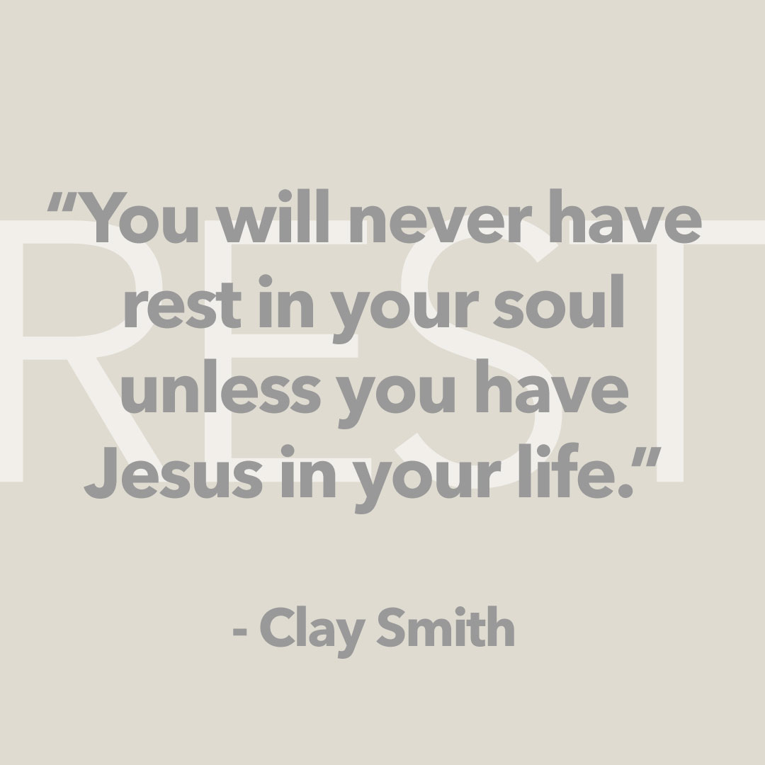 “Come to me, all of you who are weary and carry heavy burdens, and I will give you rest. Take my yoke upon you. Let me teach you, because I am humble and gentle at heart, and you will find rest in your souls.” — Matthew 11:28-29

Apart from Jesus we will never find true rest🤍